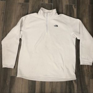 The north face half zip pull over